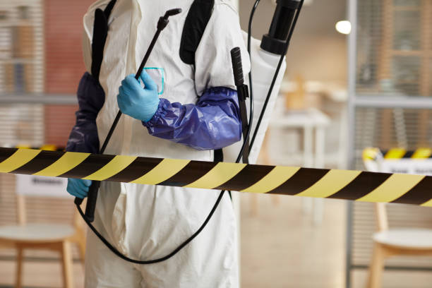 Professional Biohazard technician working in Portsmouth, IA